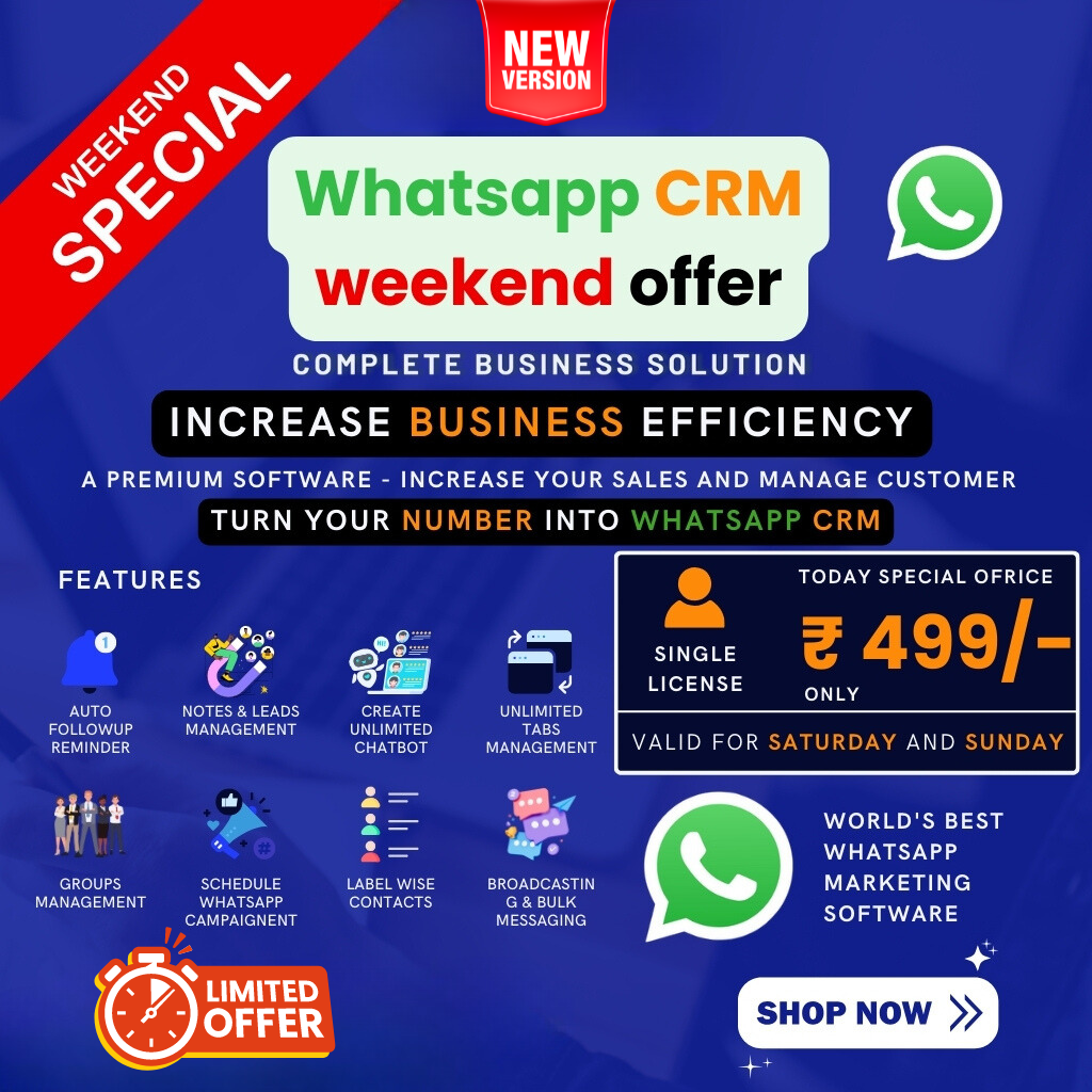 WhatsApp CRM Software