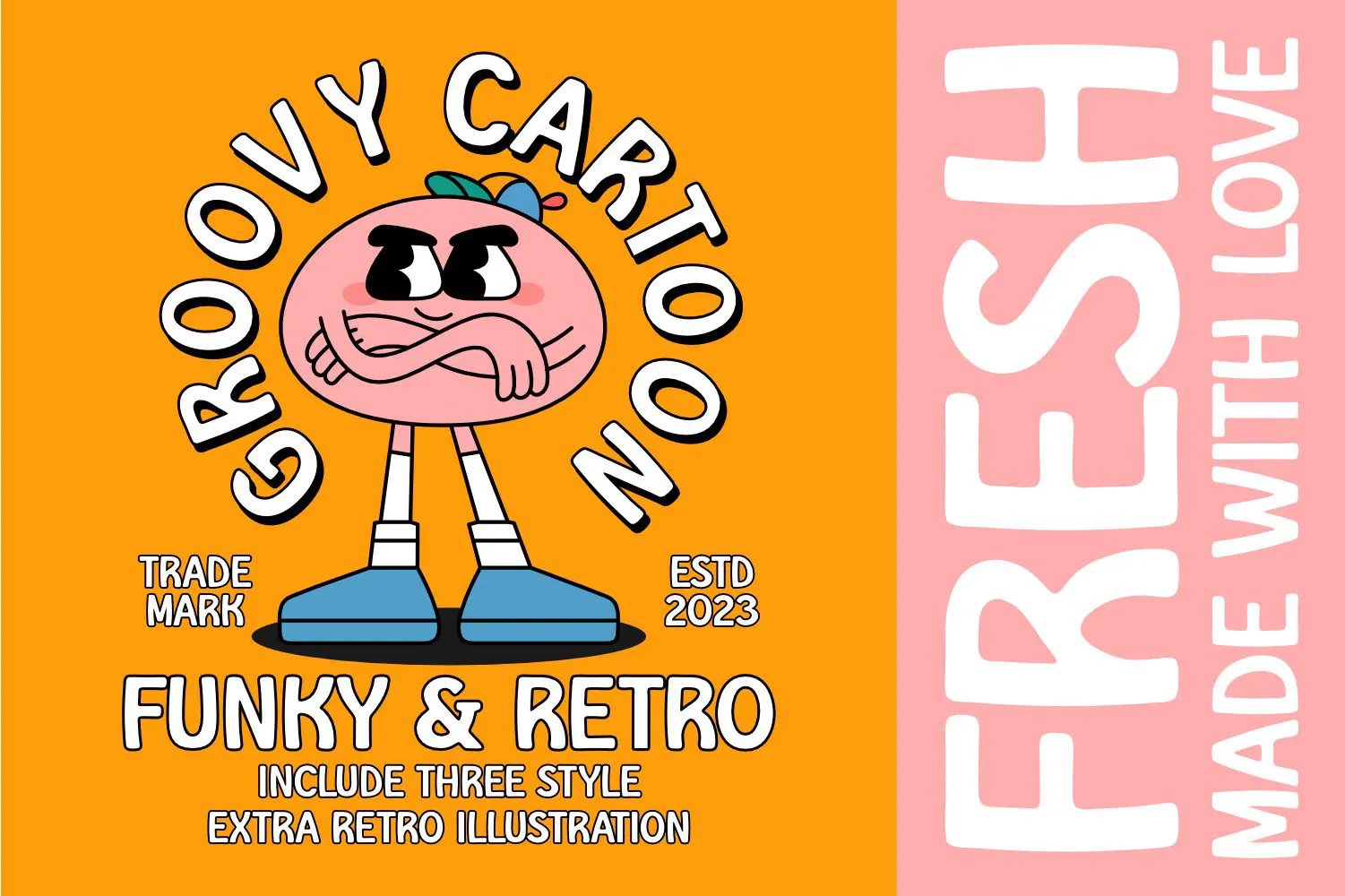 Groovy Cartoon Display Font - Image 6