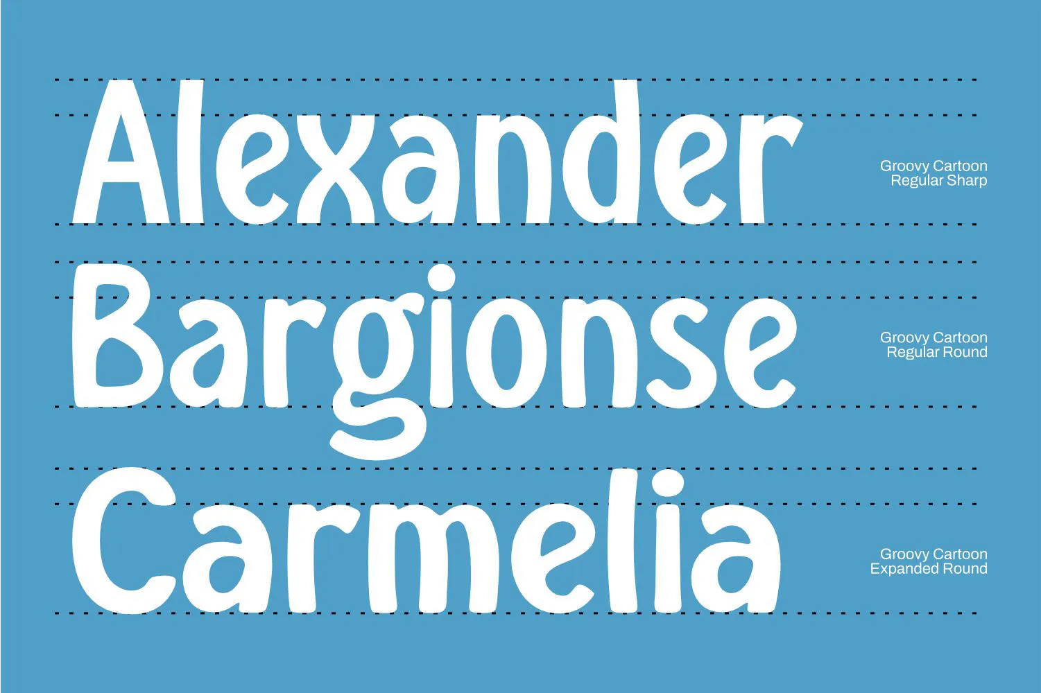 Groovy Cartoon Display Font - Image 3