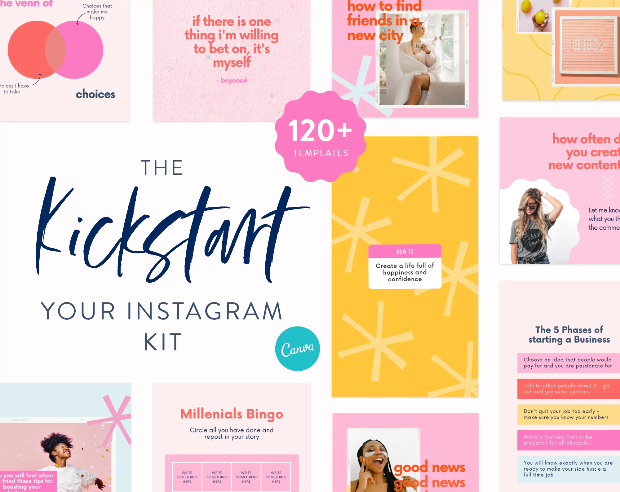 Social Media Marketing Mega Bundle for Canva