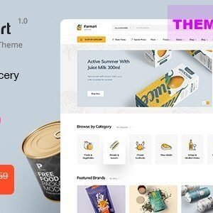 Farmart – Organic & Grocery Marketplace WordPress Theme